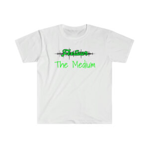 WHITE / LIME GREEN LOGO THE MEDIUM T-Shirt