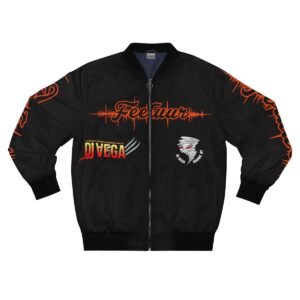DJVEGA Custom Feetuur BLK Bomber Jacket